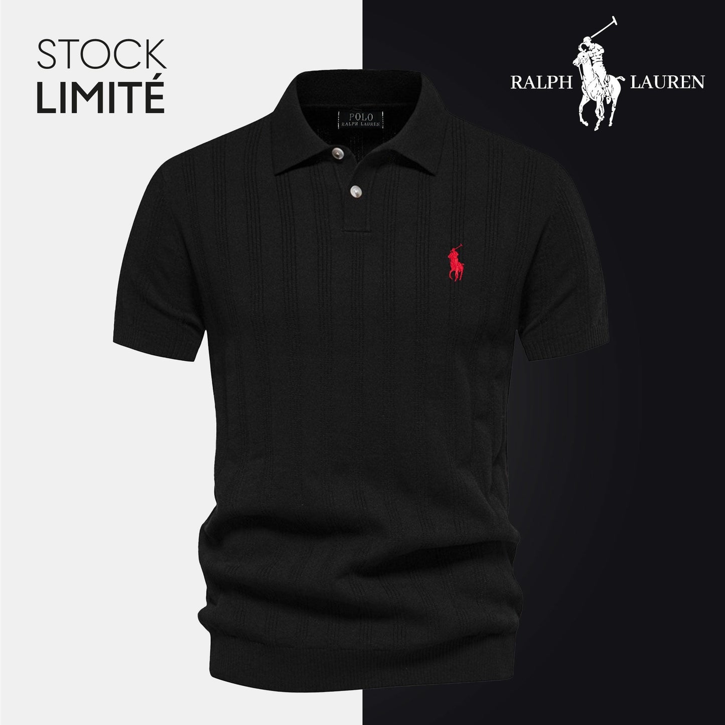Herren Polo Texturierte Masche RL