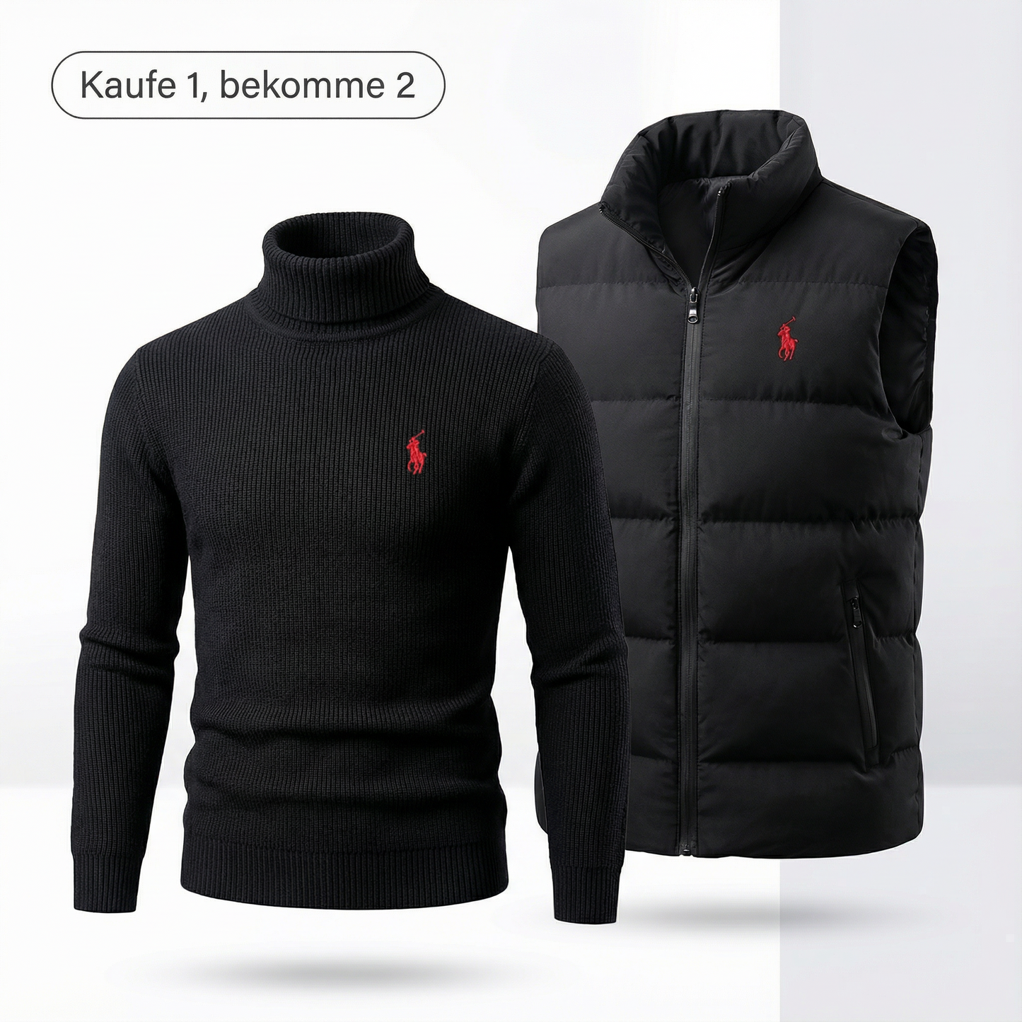 Weste Ralph Lauren + Pullover Gratis (AUSVERKAUF)