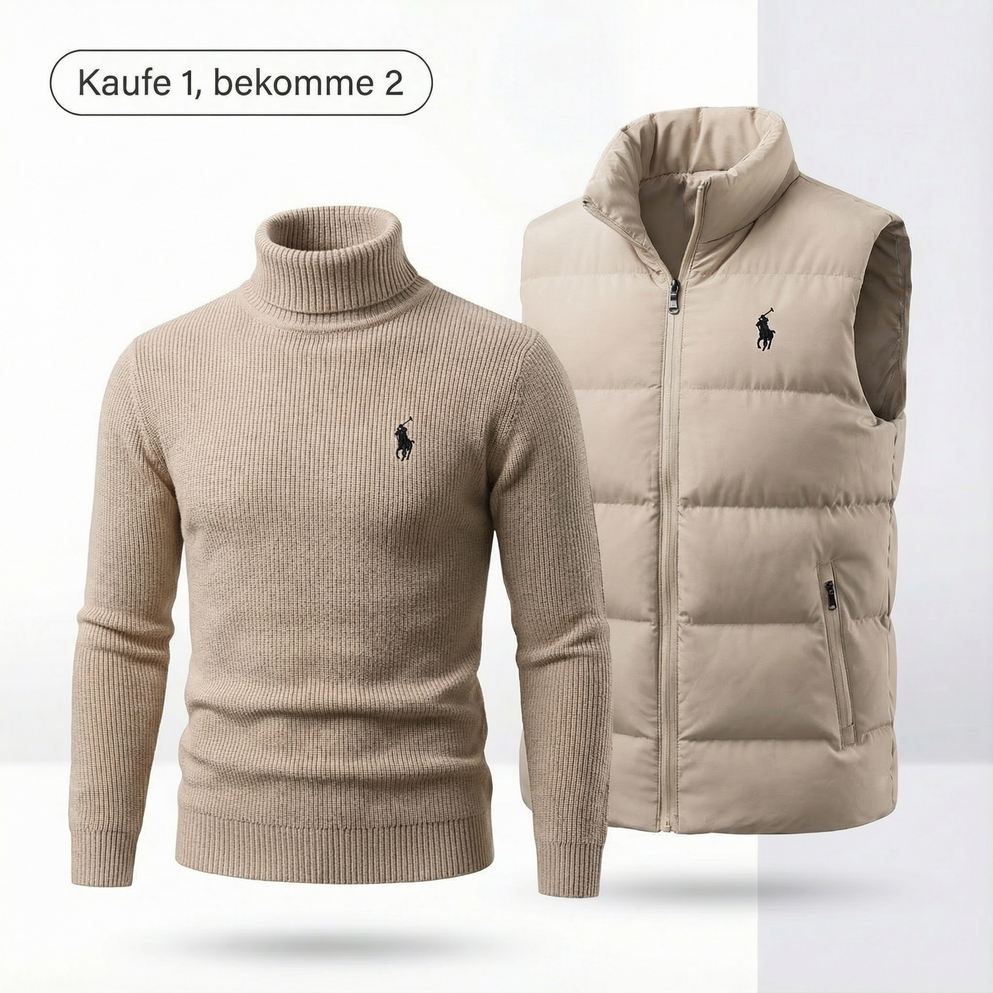 Weste Ralph Lauren + Pullover Gratis (AUSVERKAUF)