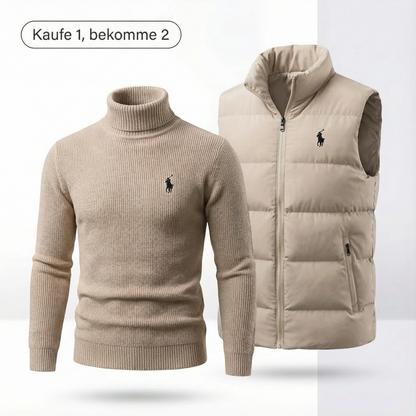 Weste Ralph Lauren + Pullover Gratis (AUSVERKAUF)