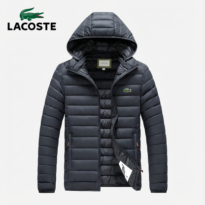 Lacoste Premium Thermo-Steppjacke mit Kapuze