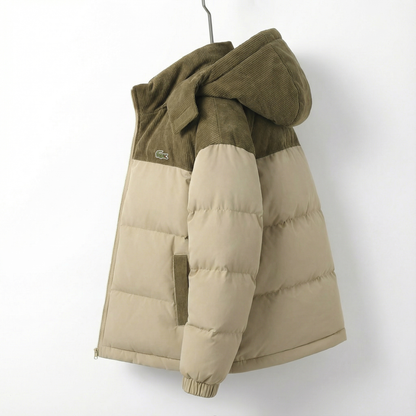 Klassische Lacoste-Winterjacke